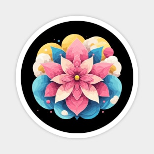 Abstract Flower Magnet